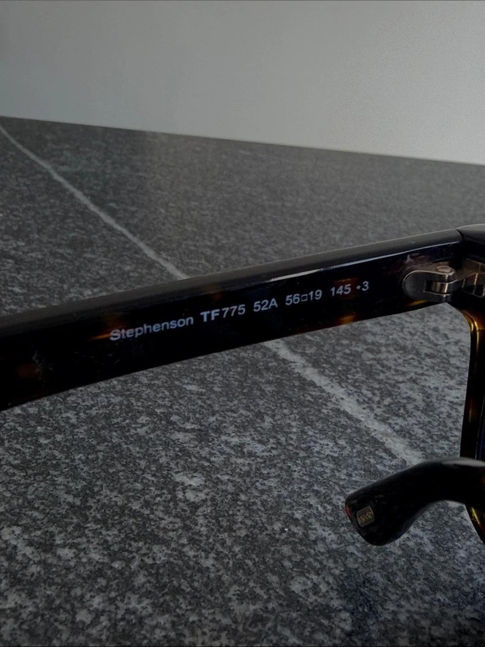 Tom Ford Men’s Tortoiseshell Sunglasses with Dark Lenses